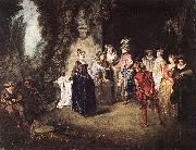The French Comedy, WATTEAU, Antoine